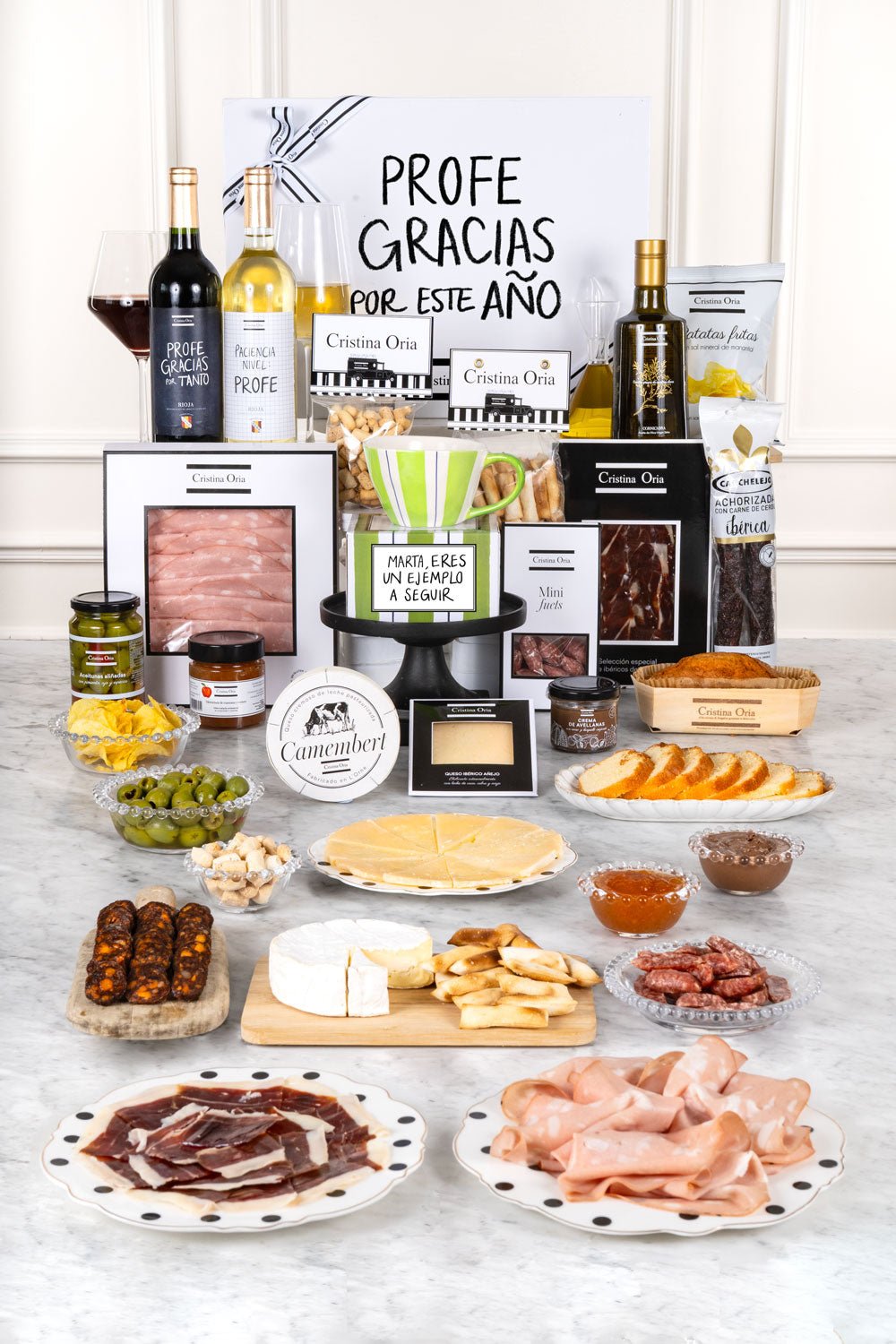 Caja Homenaje Gastro & Mug Personalizada Especial Profesores Cristina Oria 