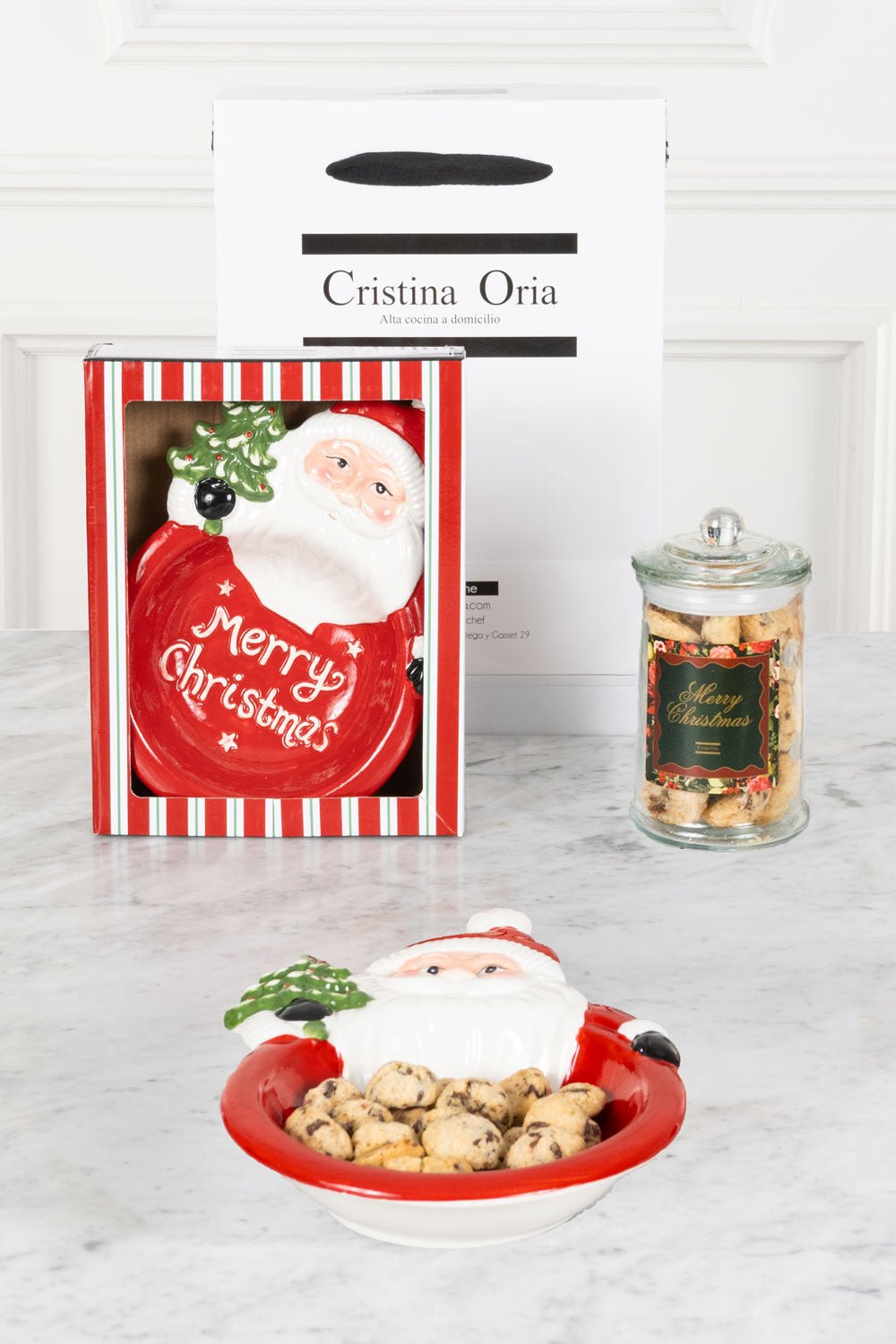 Bolsa Merry Christmas & Cookies