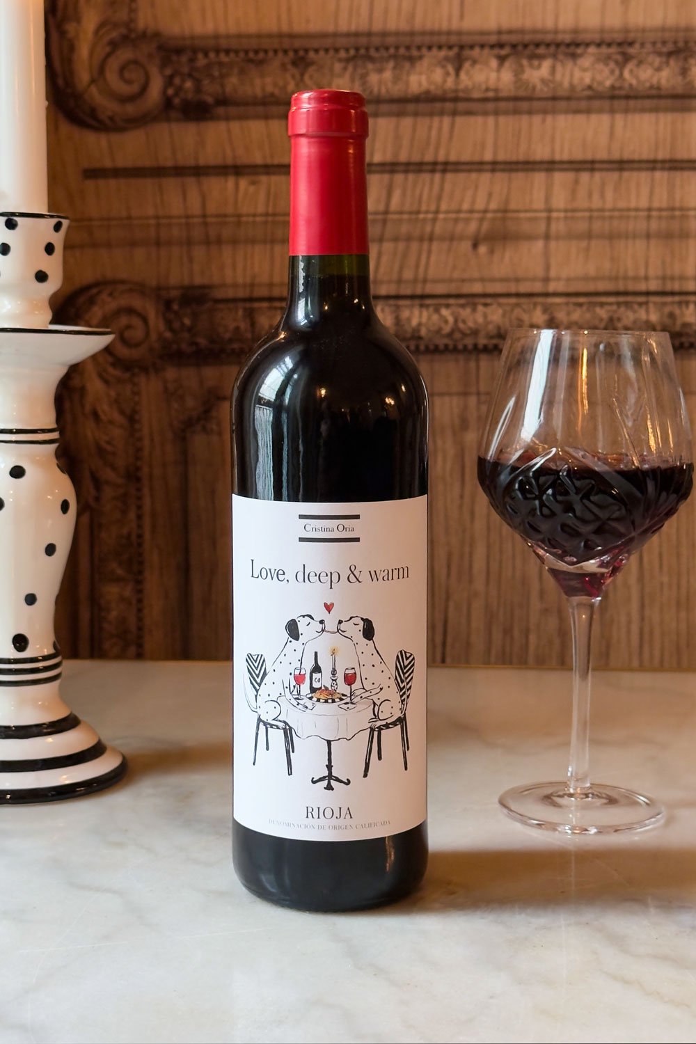 Vino Cune Rioja Tinto Crianza Especial San Valentín Cristina Oria 