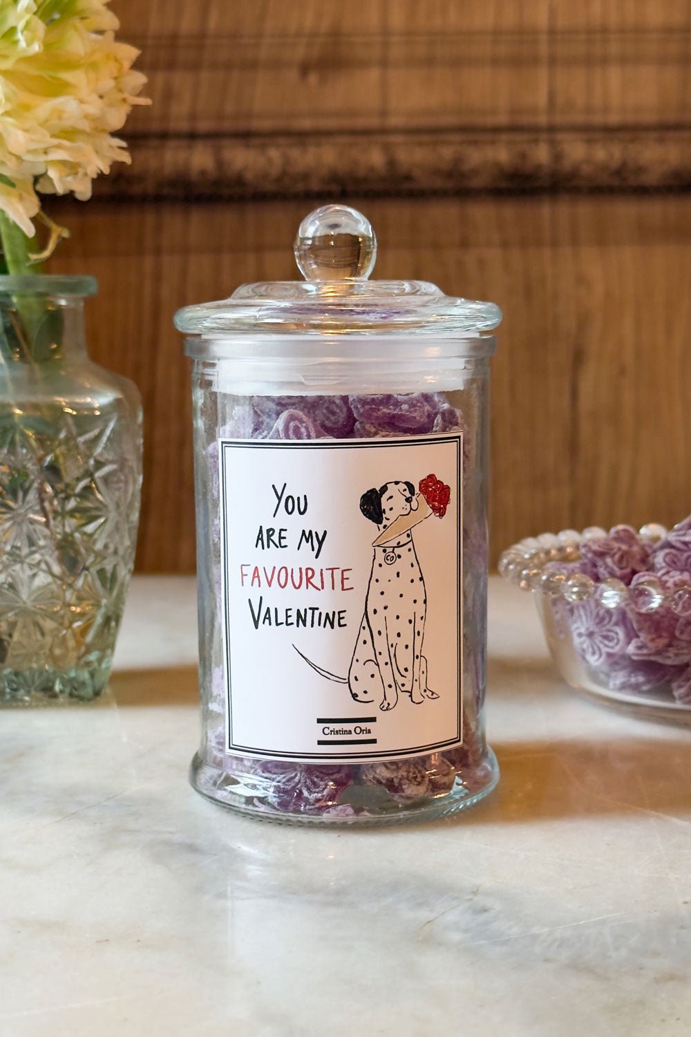 Tarro De Violetas Especial San Valentín Cristina Oria 