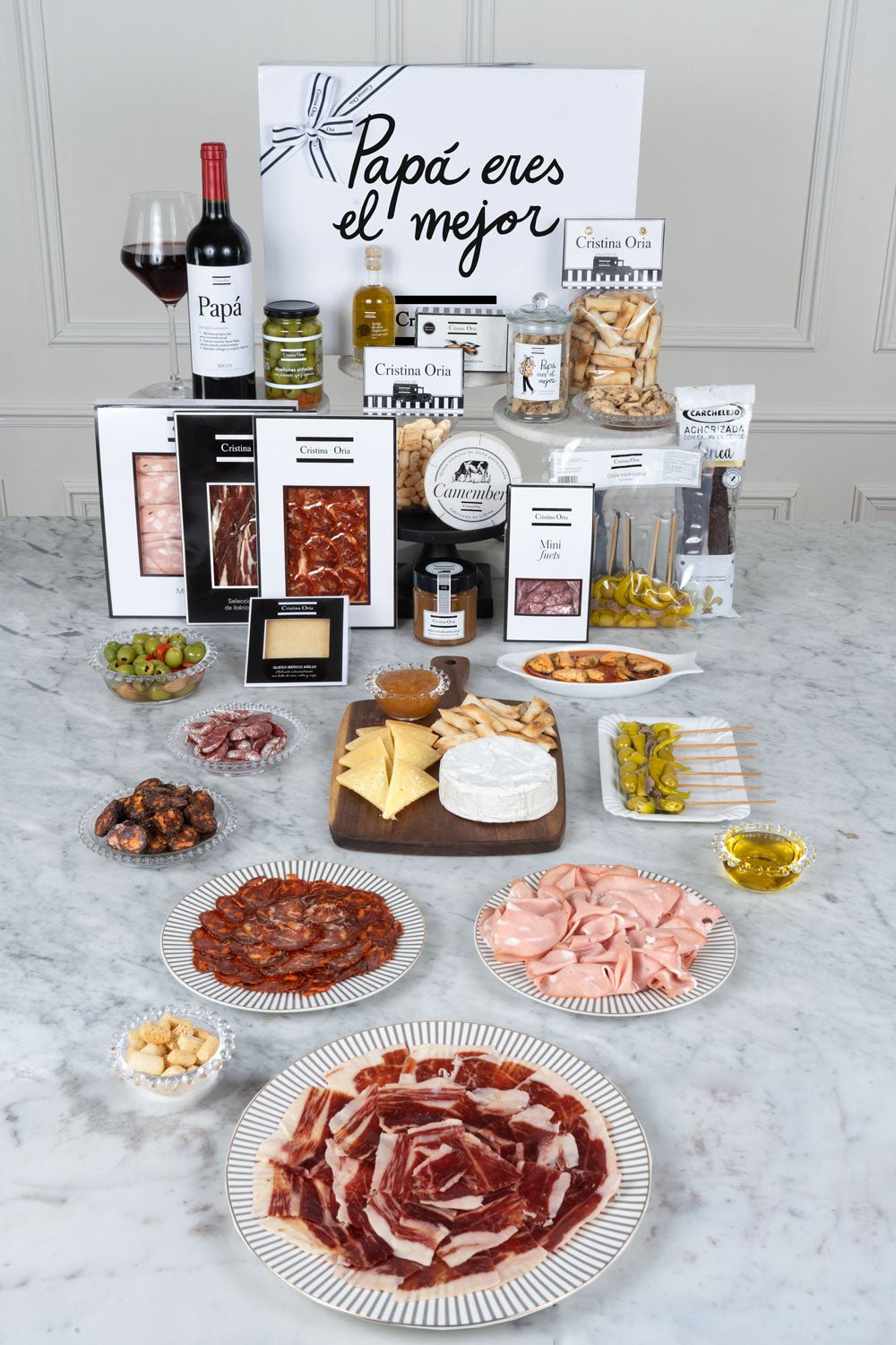 Caja Deluxe Para El Padre Más Gourmet Cristina Oria 