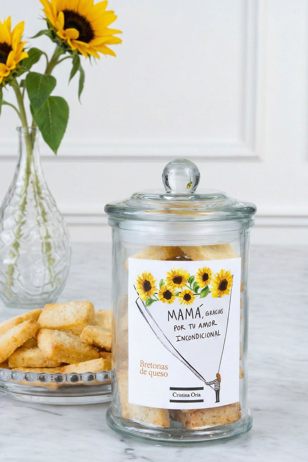 Tarro De Bretonas De Queso Especial Día De La Madre Cristina Oria 