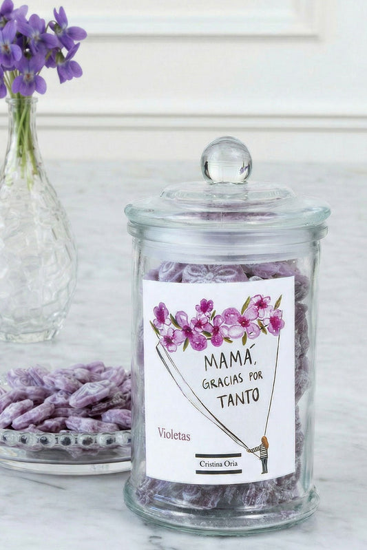 Tarro De Violetas Especial Día De La Madre Cristina Oria 