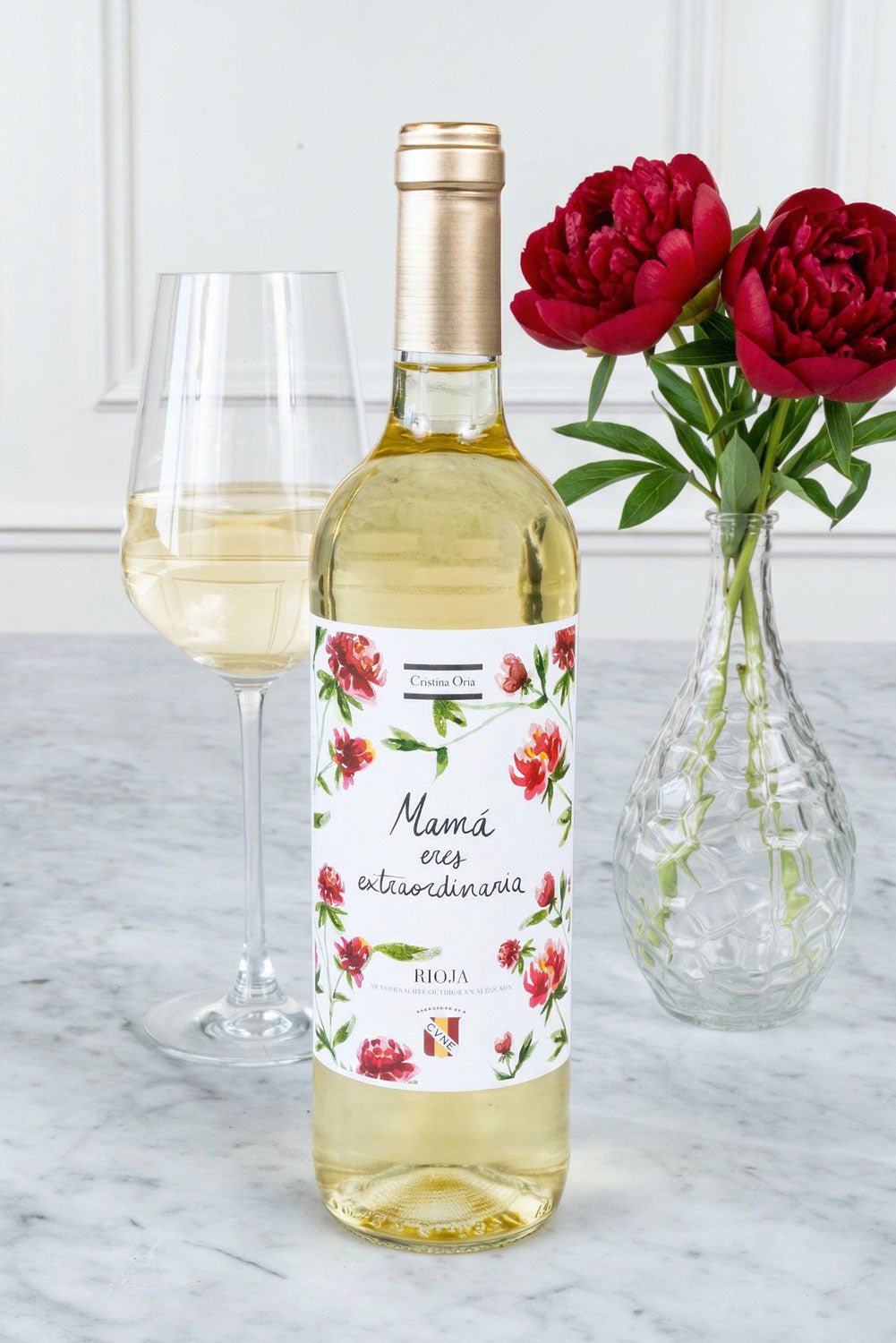 Vino Cune Rioja Blanco Especial Día De La Madre Cristina Oria 