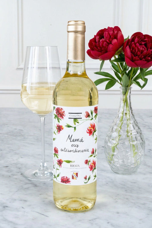 Vino Cune Rioja Blanco Especial Día De La Madre Cristina Oria 