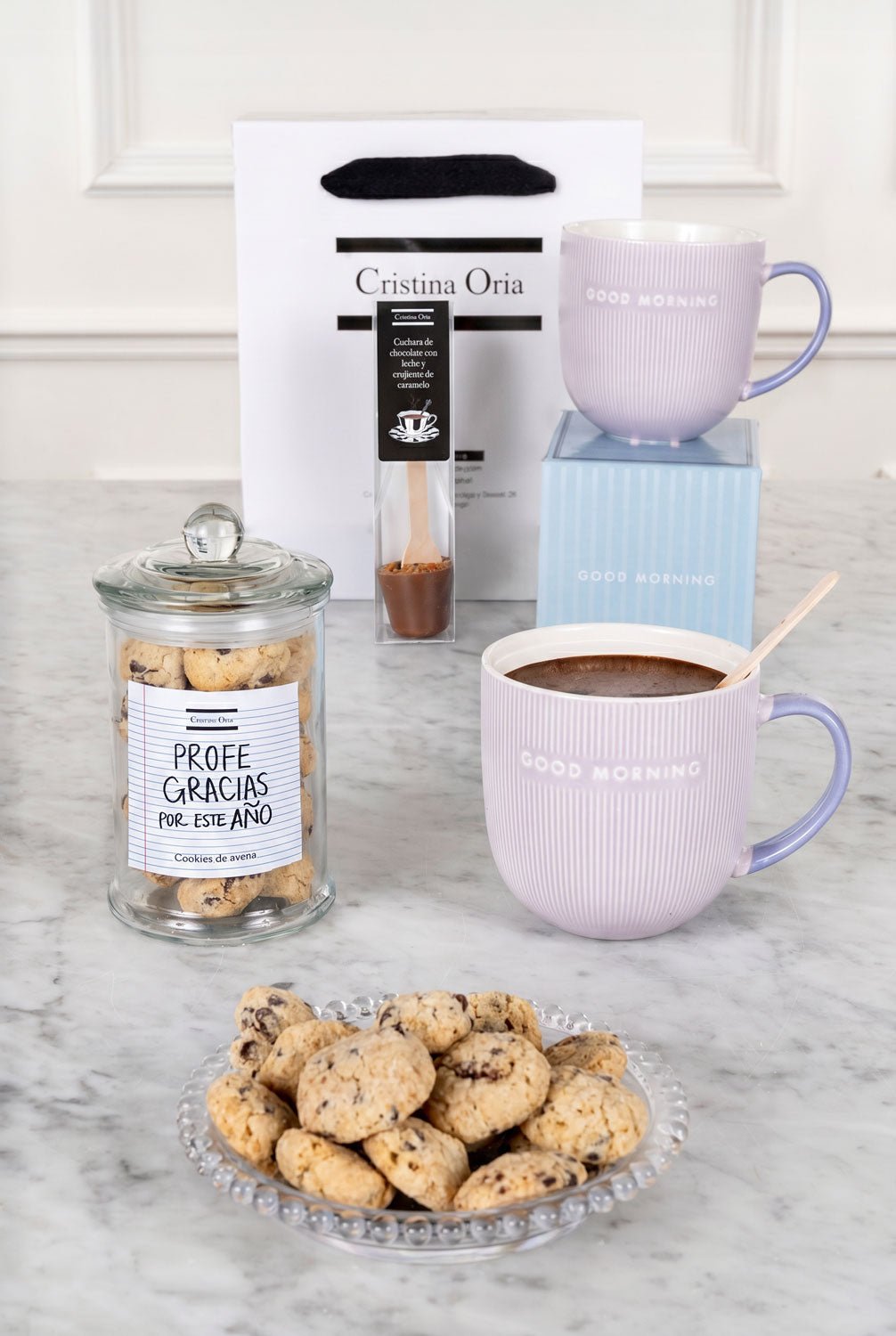 Bolsa Taza "Good Morning" & Dulces Especial Profesores