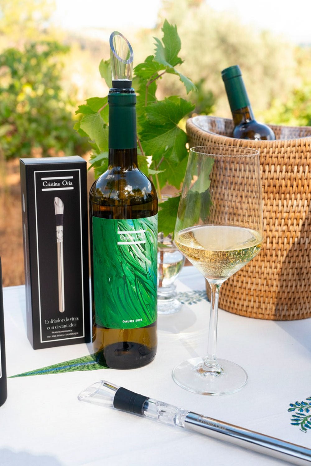 Detalle Enfriador Bolsa Aperitivo Gourmet & Enfriador Cristina Oria 