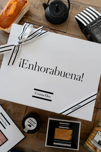 Caja Blanca Co Pequeña "Enhorabuena" Cristina Oria