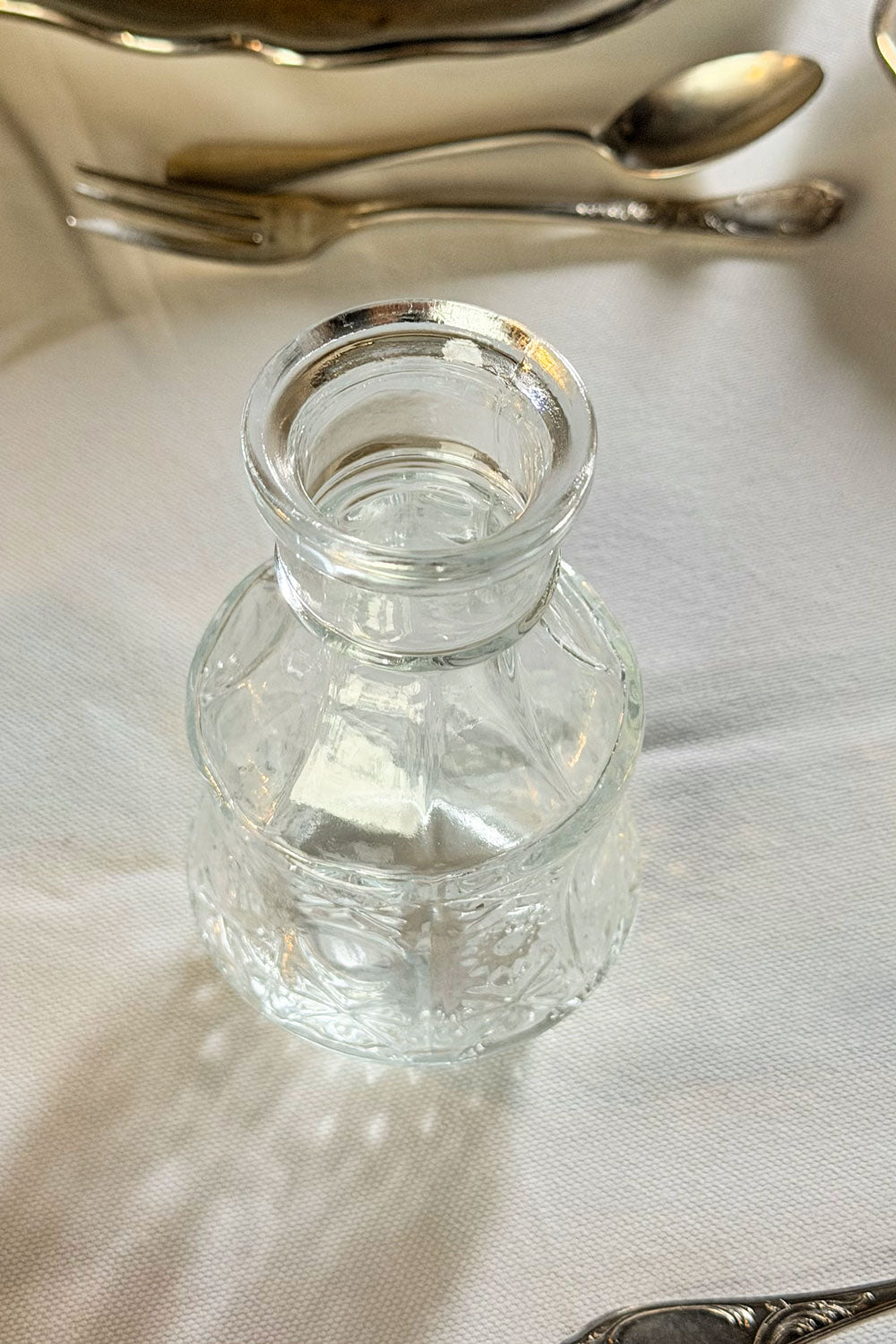 Boca Florero De Cristal Diseño Clásico Cristina Oria