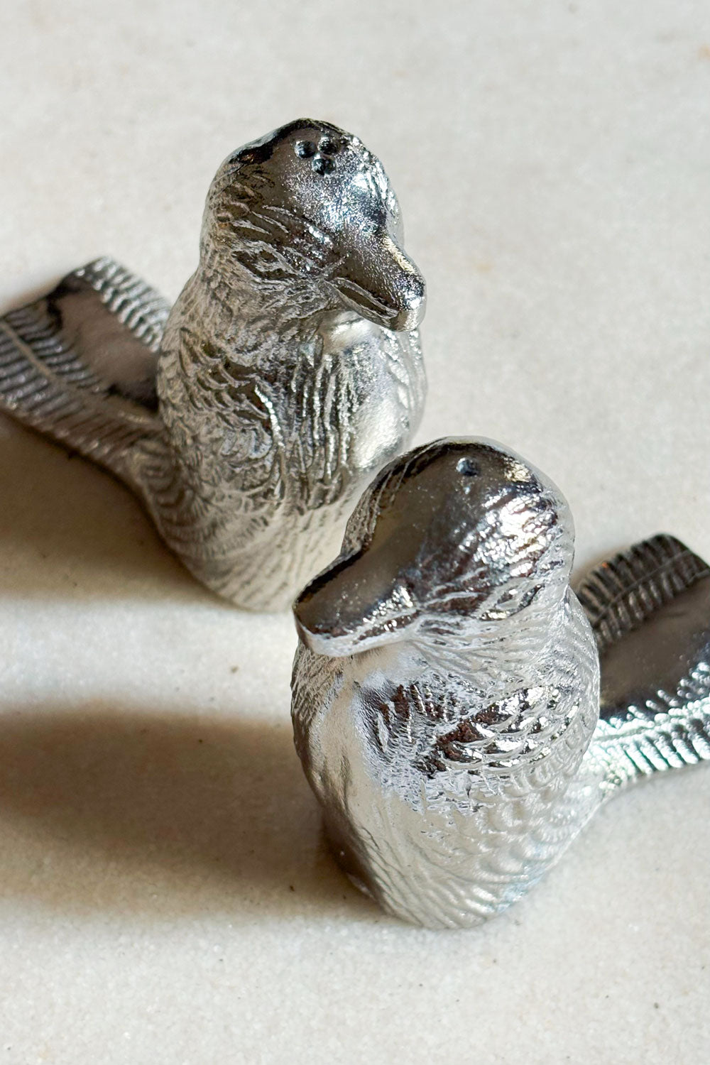 Mesa Set Salero & Pimentero Diseño Pájaros Cristina Oria
