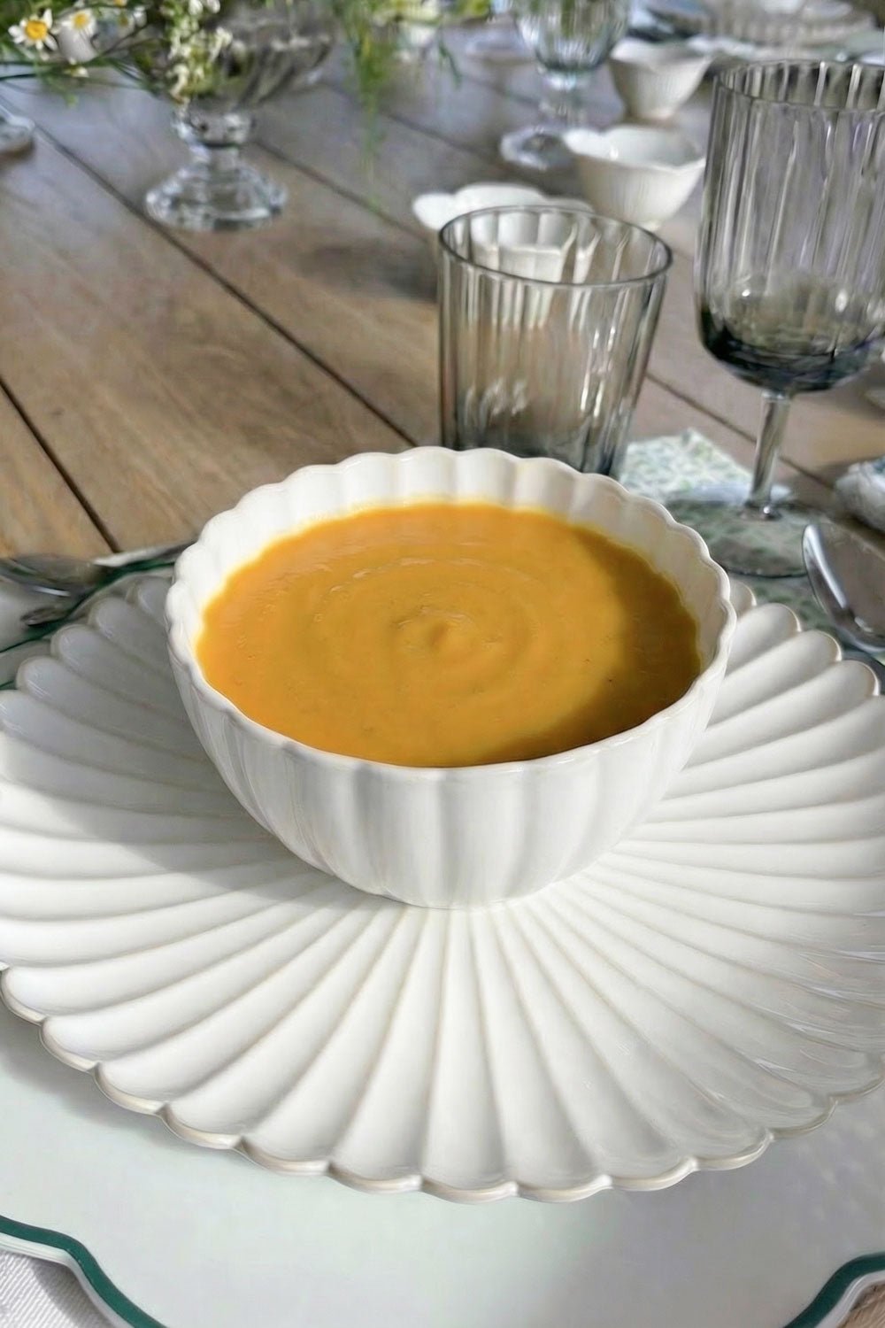 Cuenco Grande Blanca Flor CO