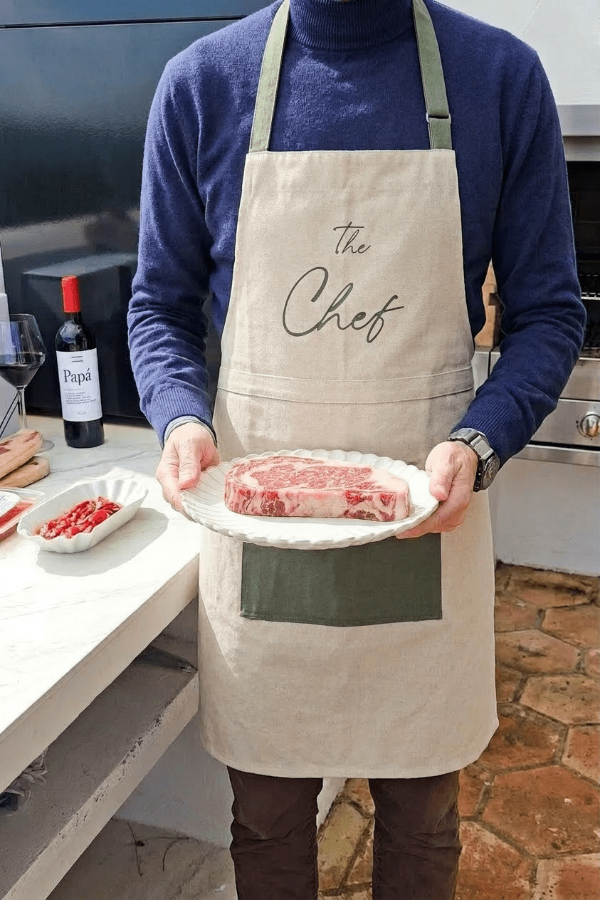 Detalle Delantal "The Chef" Cristina Oria