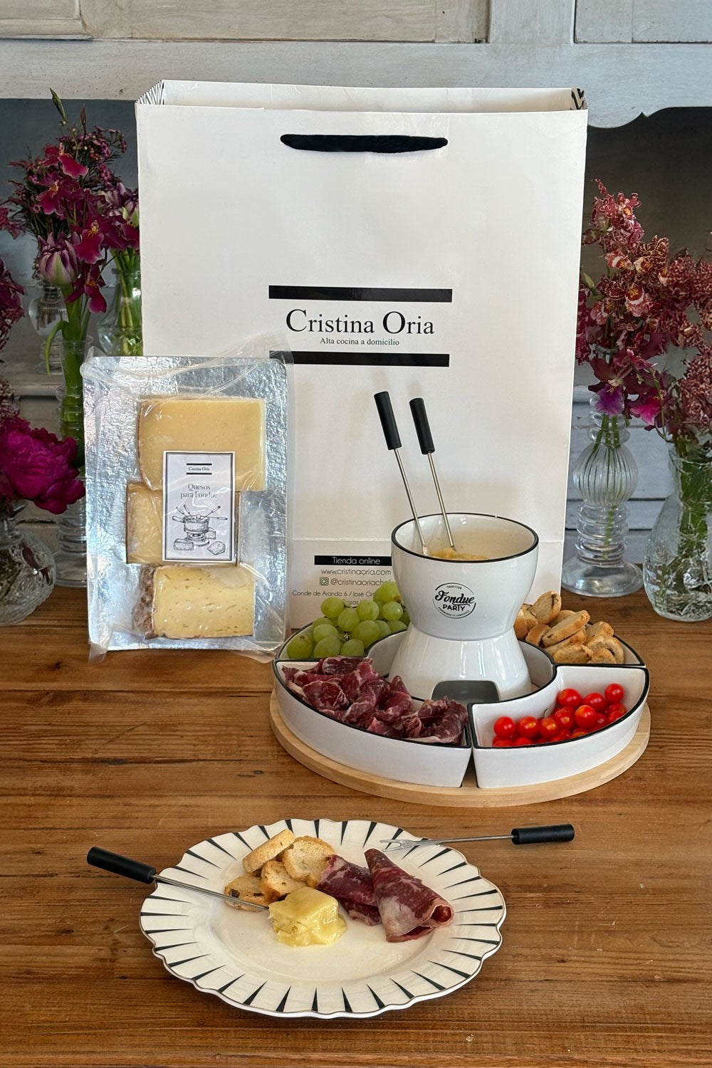 Bolsa Fondue Quesos Para Cuatro Especial San Valentín Cristina Oria