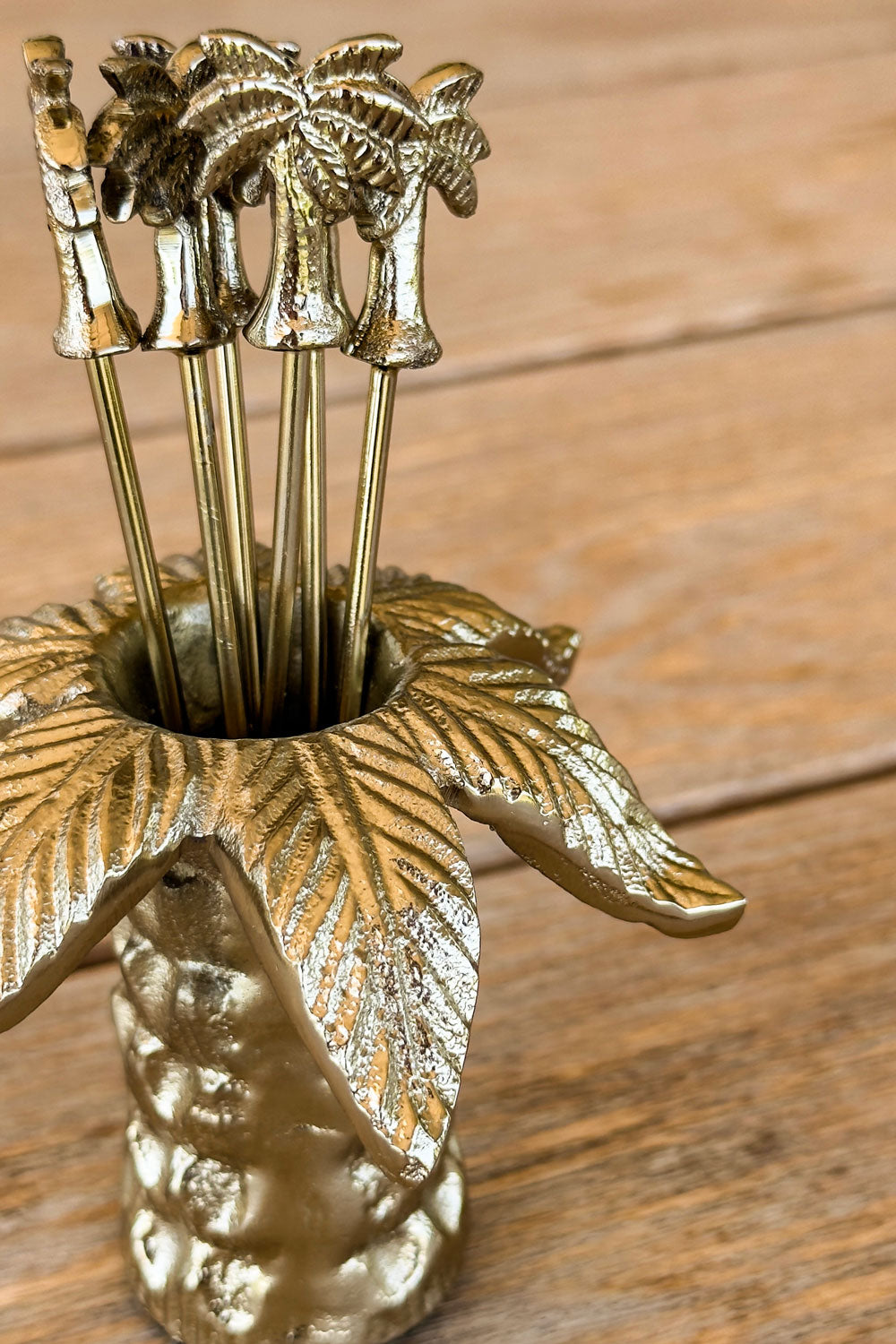 Zoom Set De 6 Pinchos Especiales Aperitivo De Bronce Cristina Oria