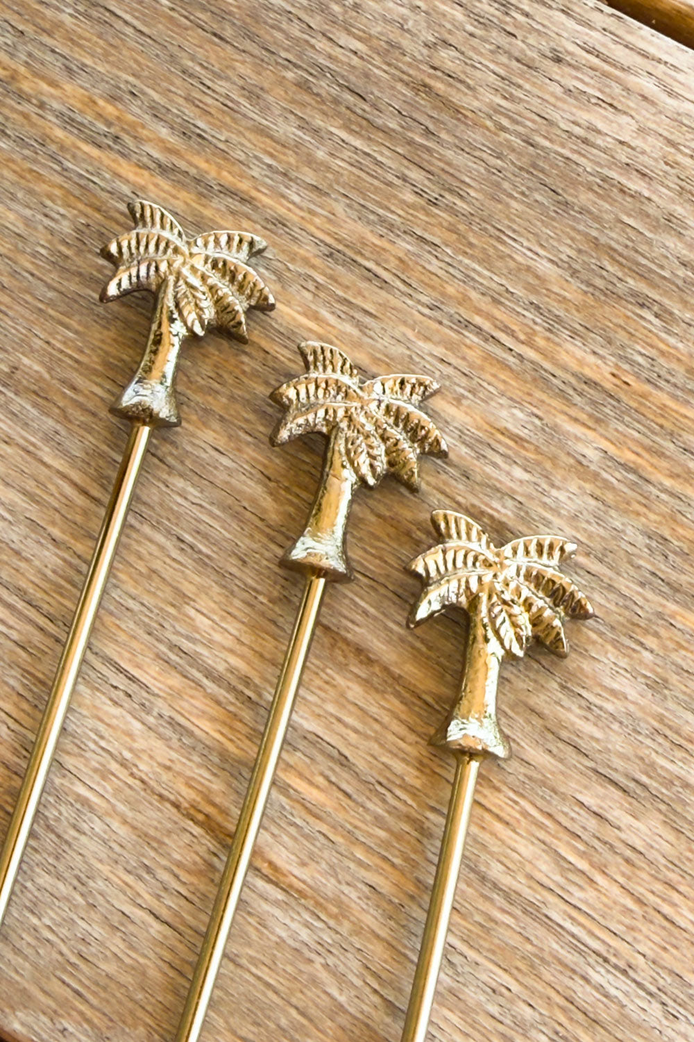 Mesa Set De 6 Pinchos Especiales Aperitivo De Bronce Cristina Oria