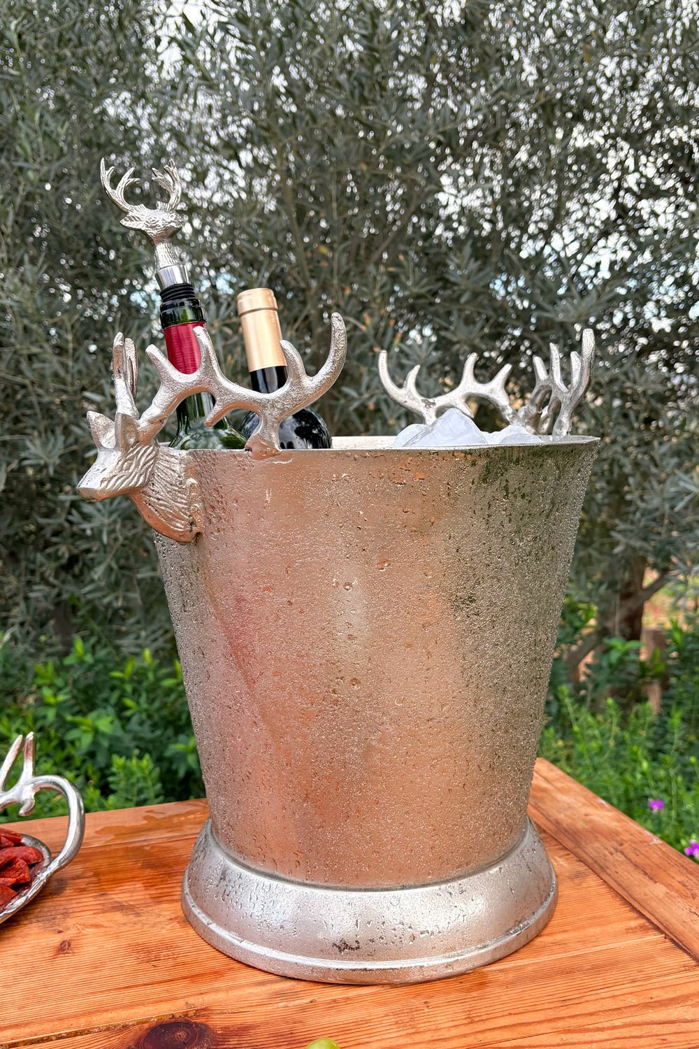 Cubitera De Aluminio Con Diseño De Ciervos Cristina Oria 