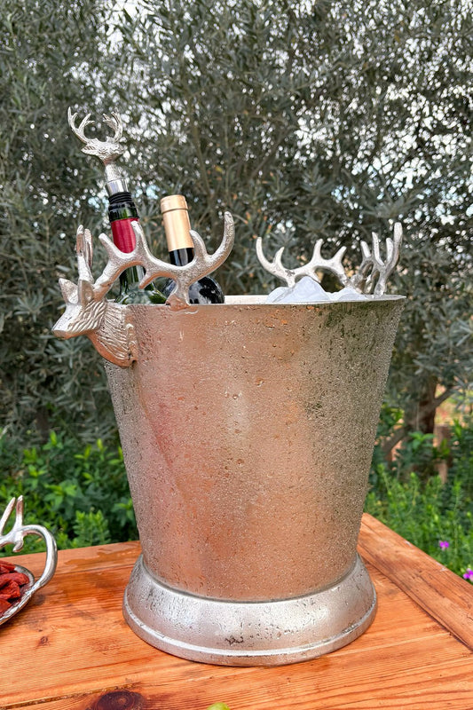 Cubitera De Aluminio Con Diseño De Ciervos Cristina Oria 