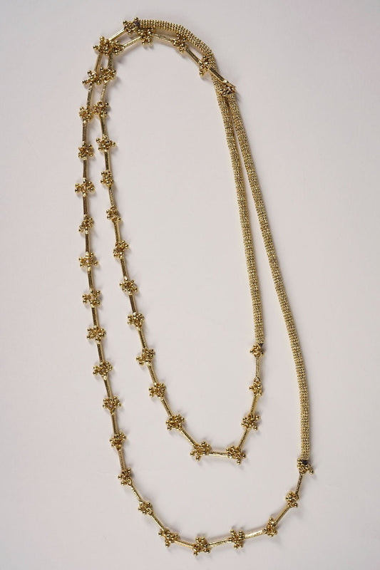 Collar Largo Dorado Cristina Oria 