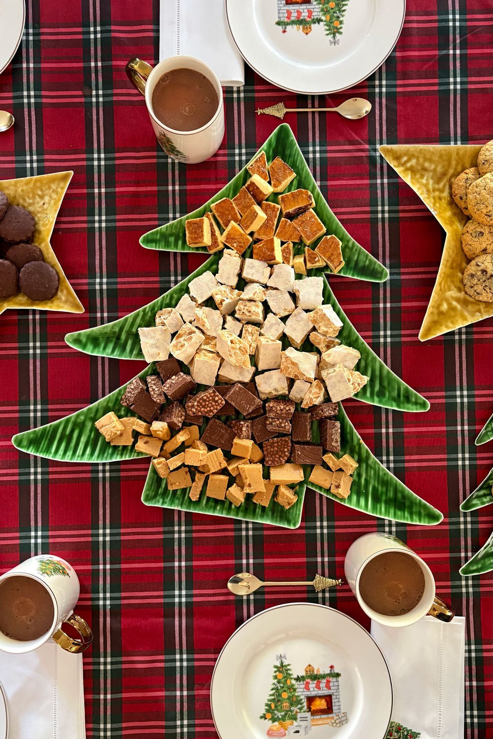 Bandeja Diseño Árbol Verde Grande Cristina Oria 