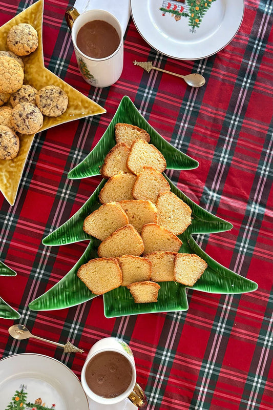 Bandeja Diseño Árbol Verde Mediana Cristina Oria 