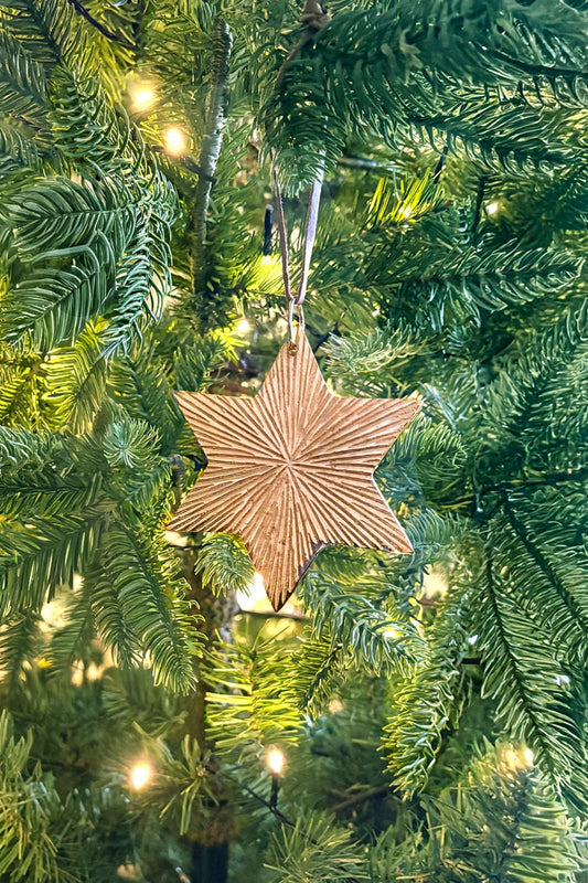 Adorno Estrella Metálica Dorada Cristina Oria 