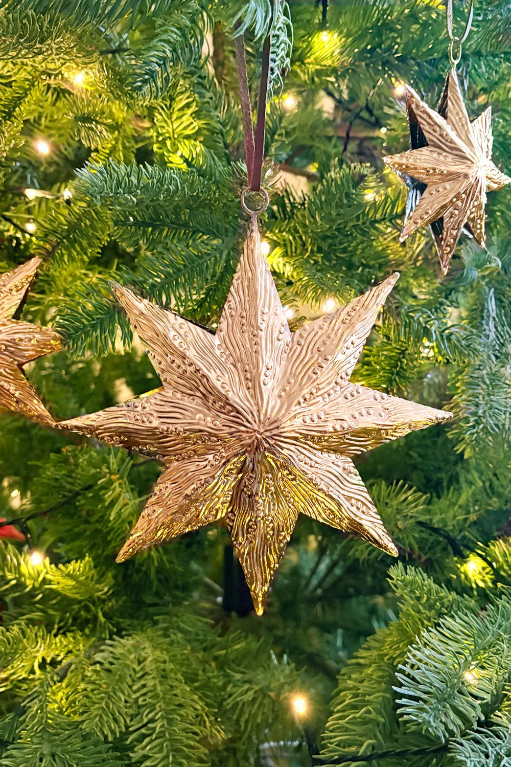 Adorno Estrella Metálica Dorada Grande Cristina Oria 