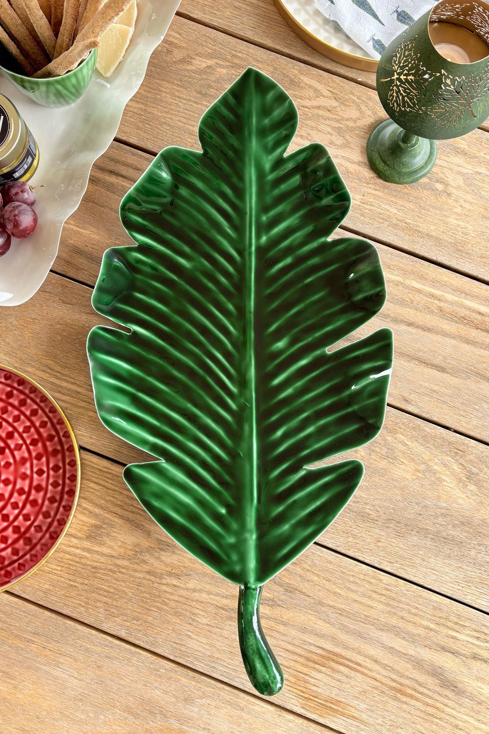 Bandeja Diseño Hoja De Selva Cristina Oria