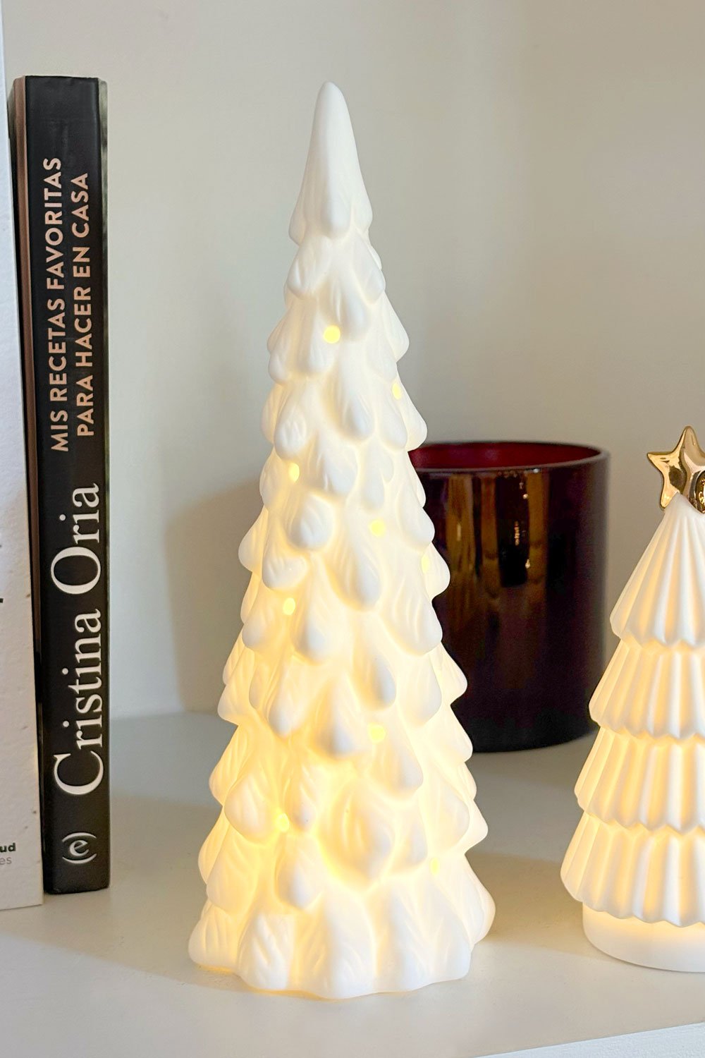 Árbol De Porcelana Con Luz Led Grande Cristina Oria 
