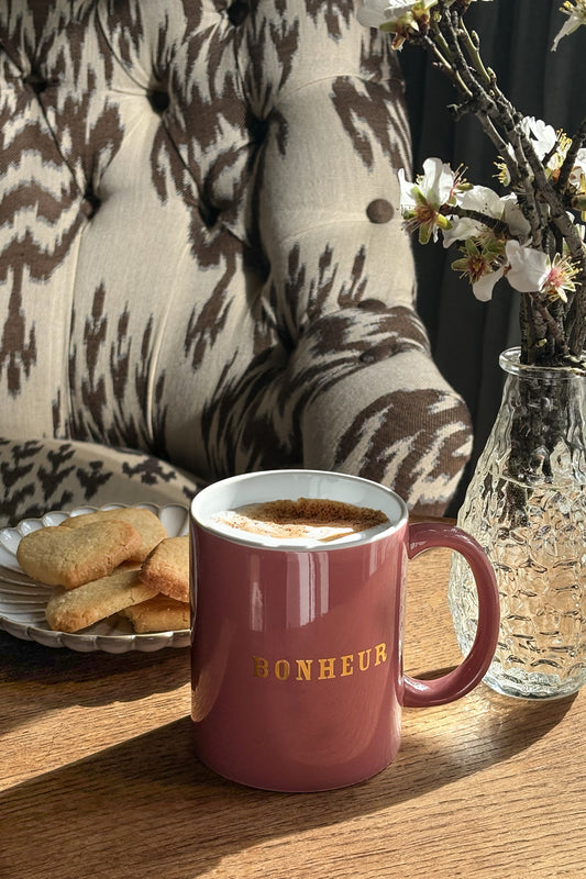 Taza Con Mensaje Francés Rosa Cristina Oria 