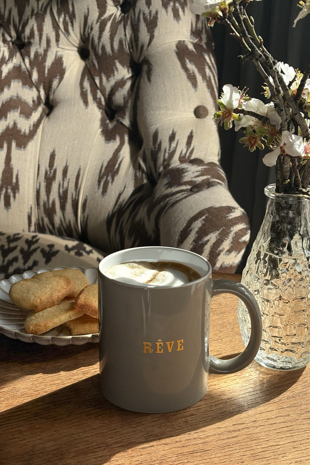 Taza Con Mensaje Francés Gris Cristina Oria 