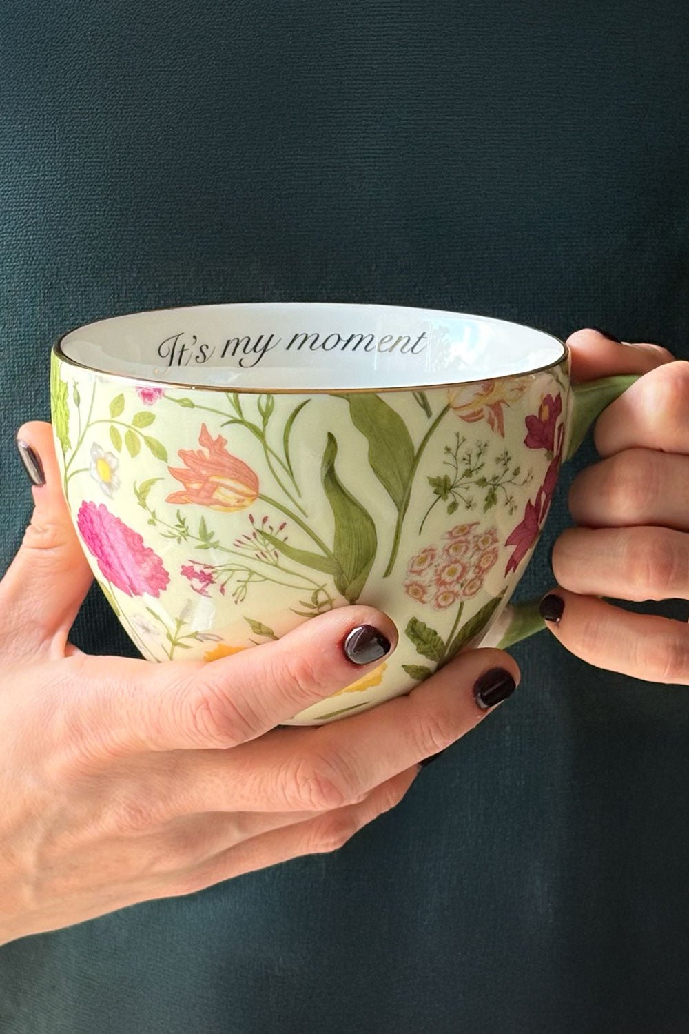 Taza Flores "It´s My Moment" Cristina Oria 