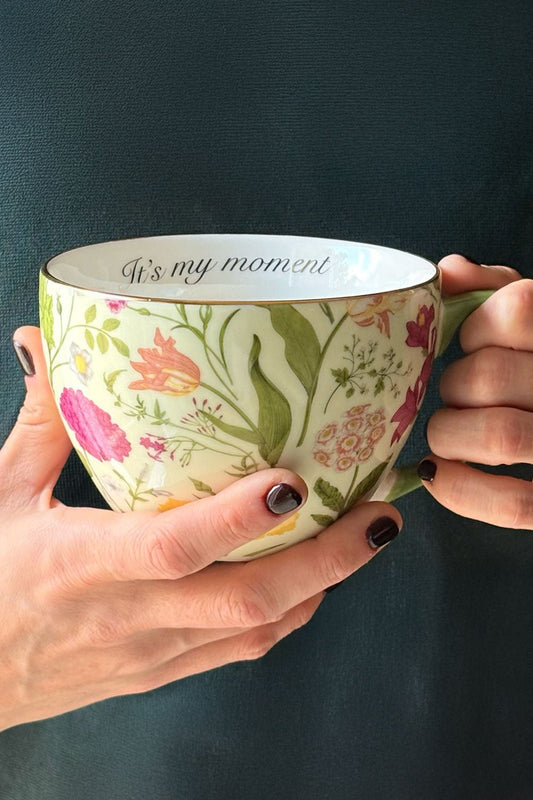 Taza Flores "It´s My Moment" Cristina Oria 