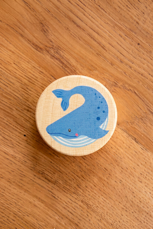 Yoyo De Madera Con Diseño De Animales Ballena Cristina Oria 