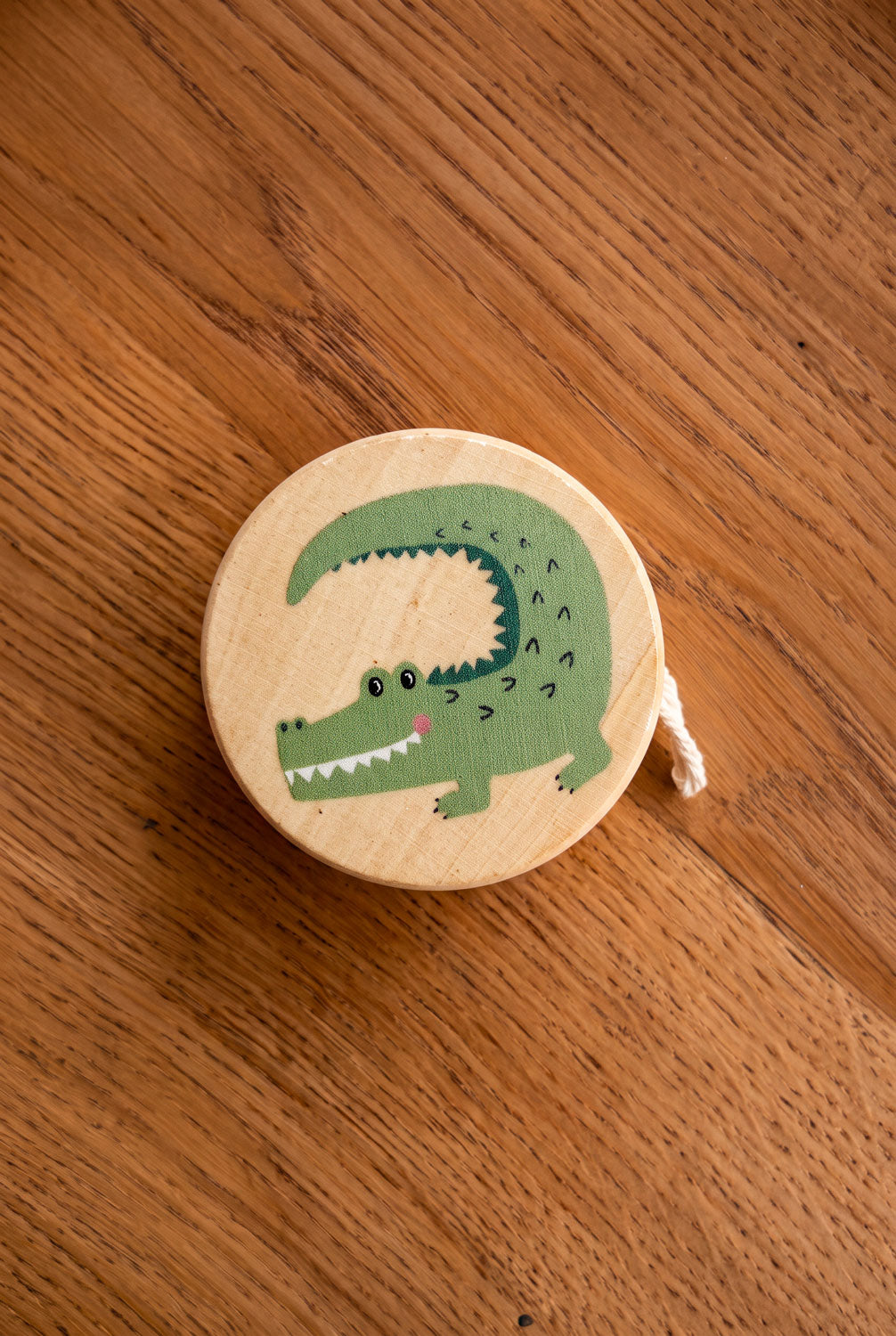 Yoyo De Madera Con Diseño De Animales Cocodrilo Cristina Oria 