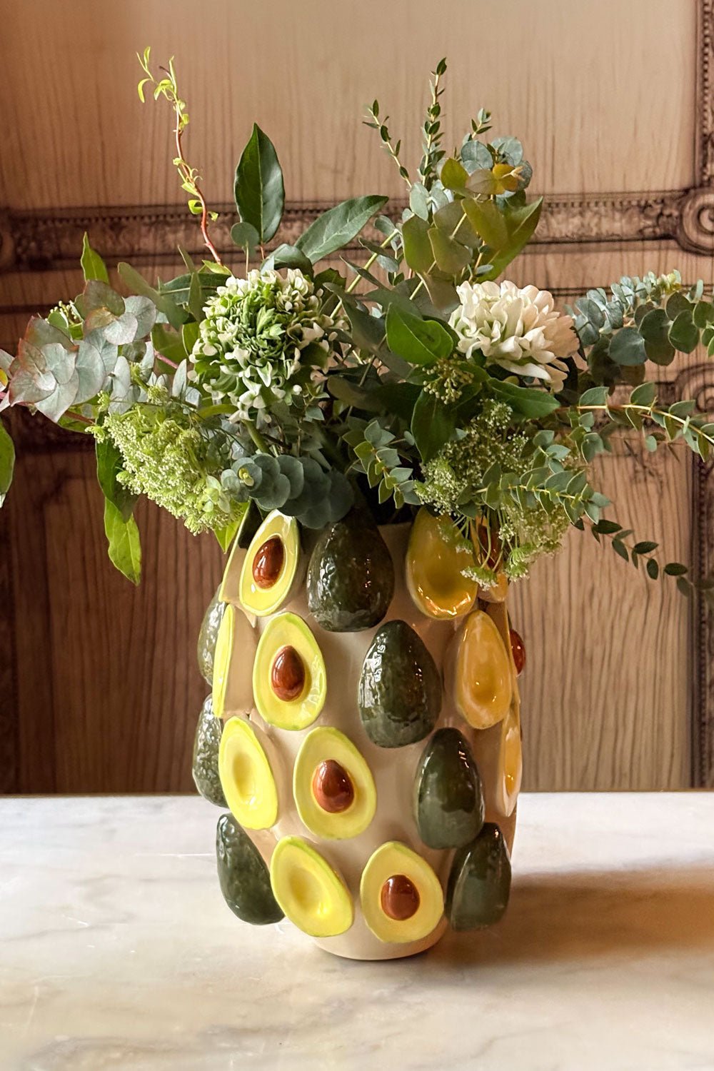 Jarrón Con Diseño De Aguacates En Relieve Cristina Oria 