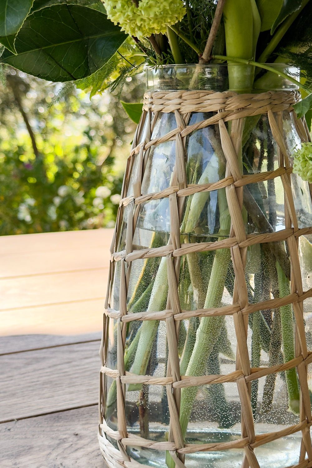 Detalles Yute Jarrón Fibras Naturales Diseño Denia Cristina Oria