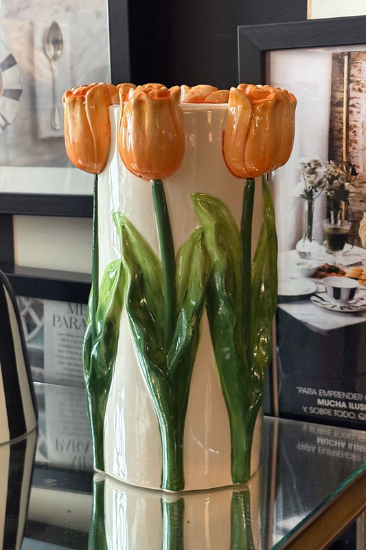 Jarrón Diseño Tulipán