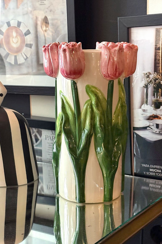 Jarrón Diseño Tulipán