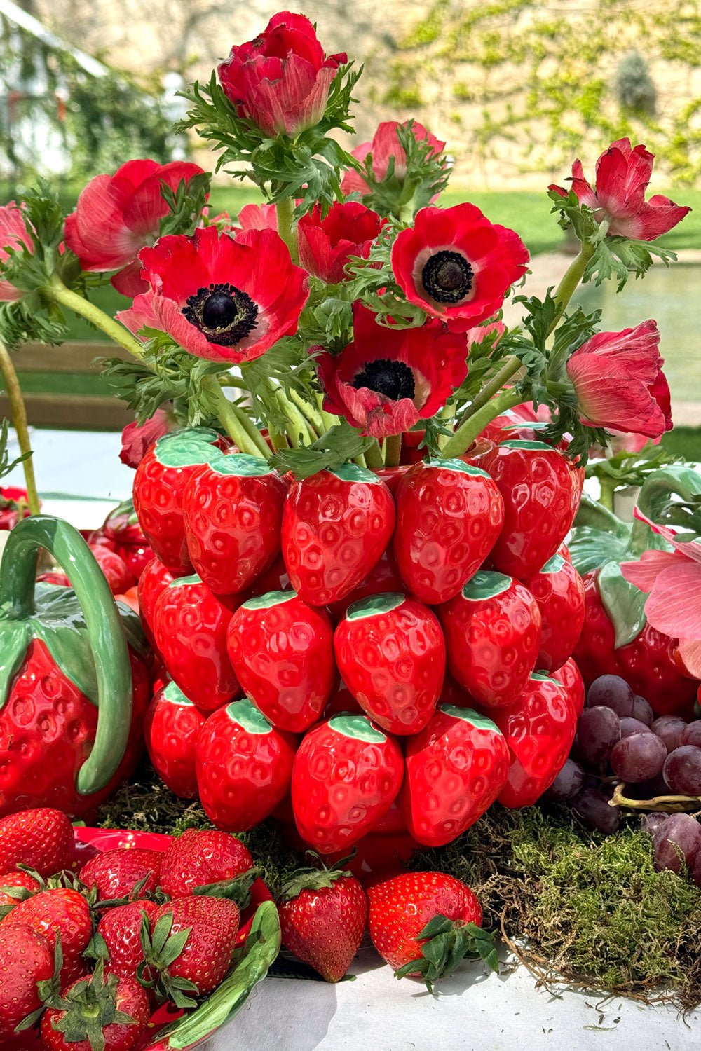 Jarrón Diseño Fresas En Relieve Cristina Oria 