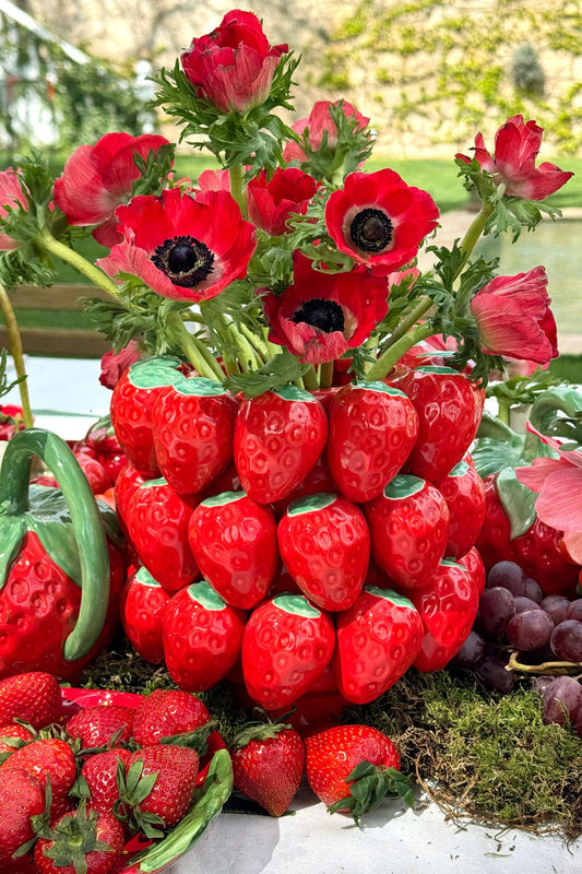 Jarrón Diseño Fresas En Relieve Cristina Oria 