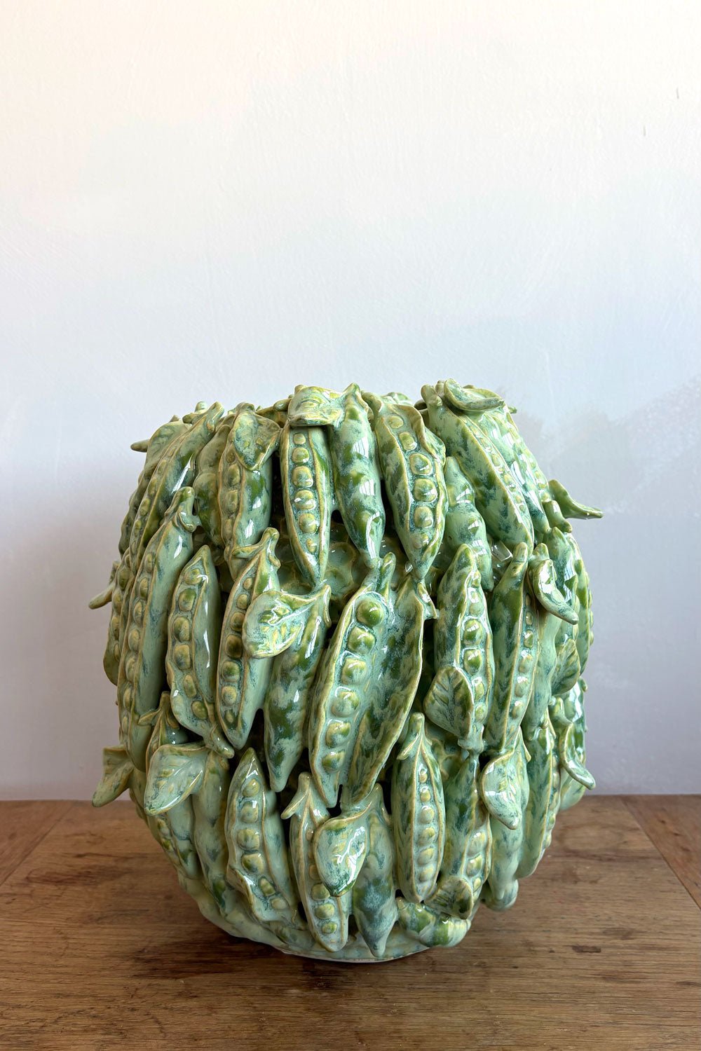 Detalle Jarrón Con Diseño De Guisantes Grande Cristina Oria 