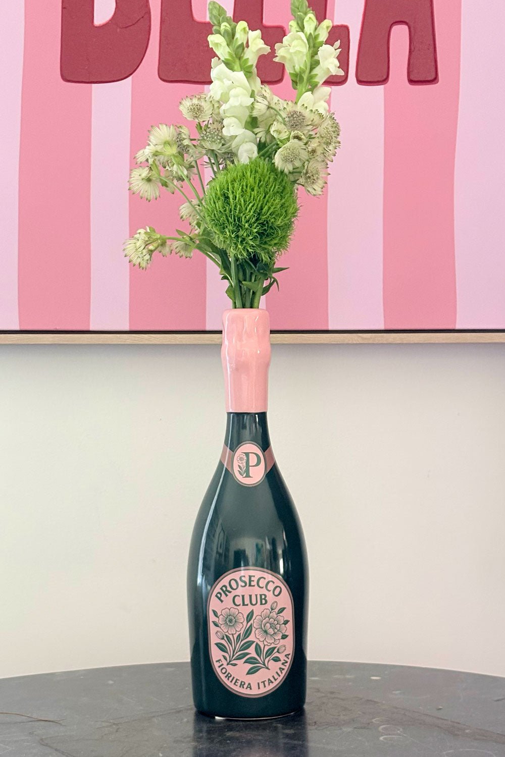 Jarrón Diseño Botella De Prosecco Cristina Oria