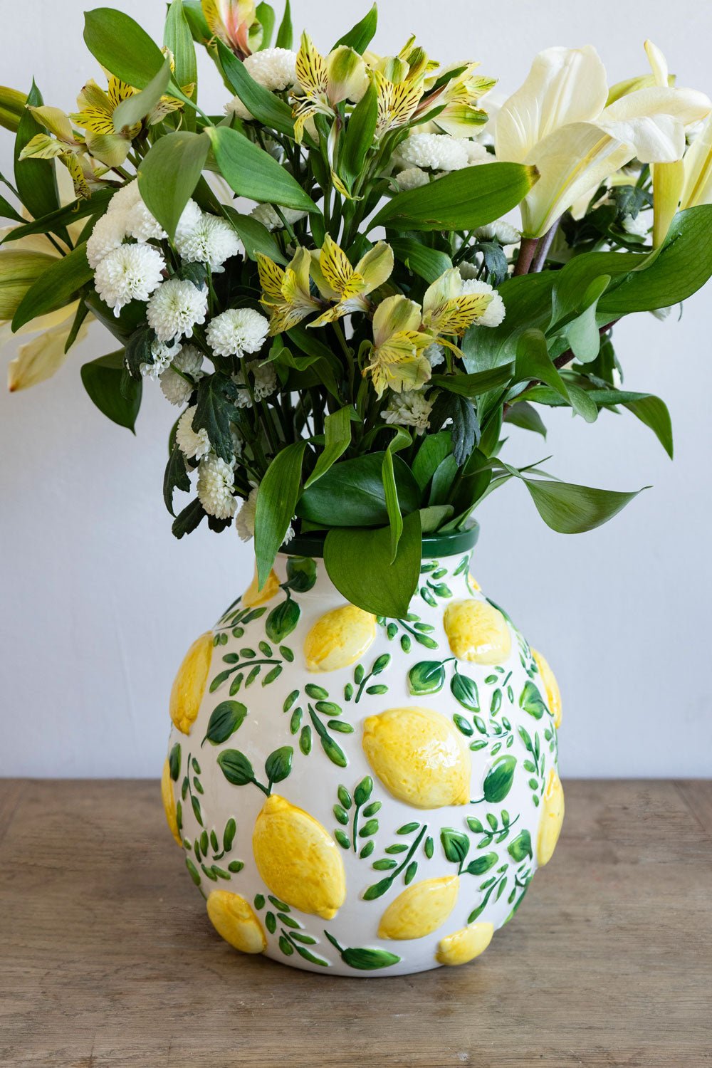 Jarrón Diseño Hojas & Limones Grande Cristina Oria