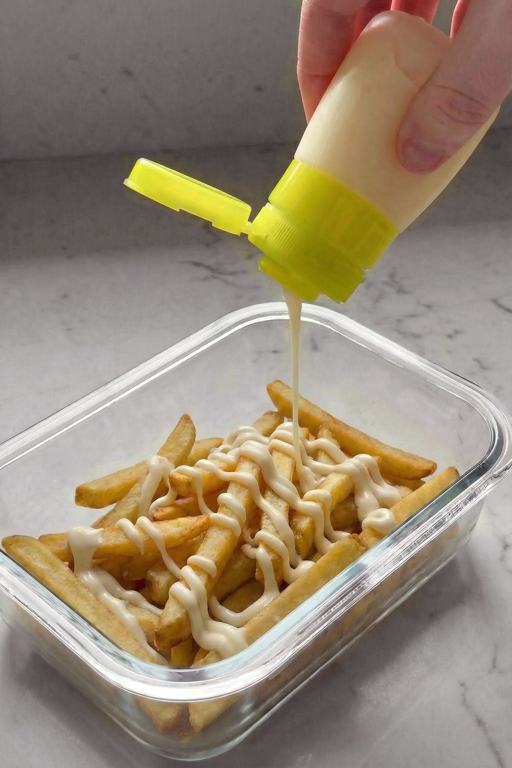 Detalle Dispensador De Salsas Y Aliños Amarillo Cristina Oria 