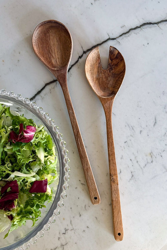 Cubiertos De Servir Acacia Cristina Oria 