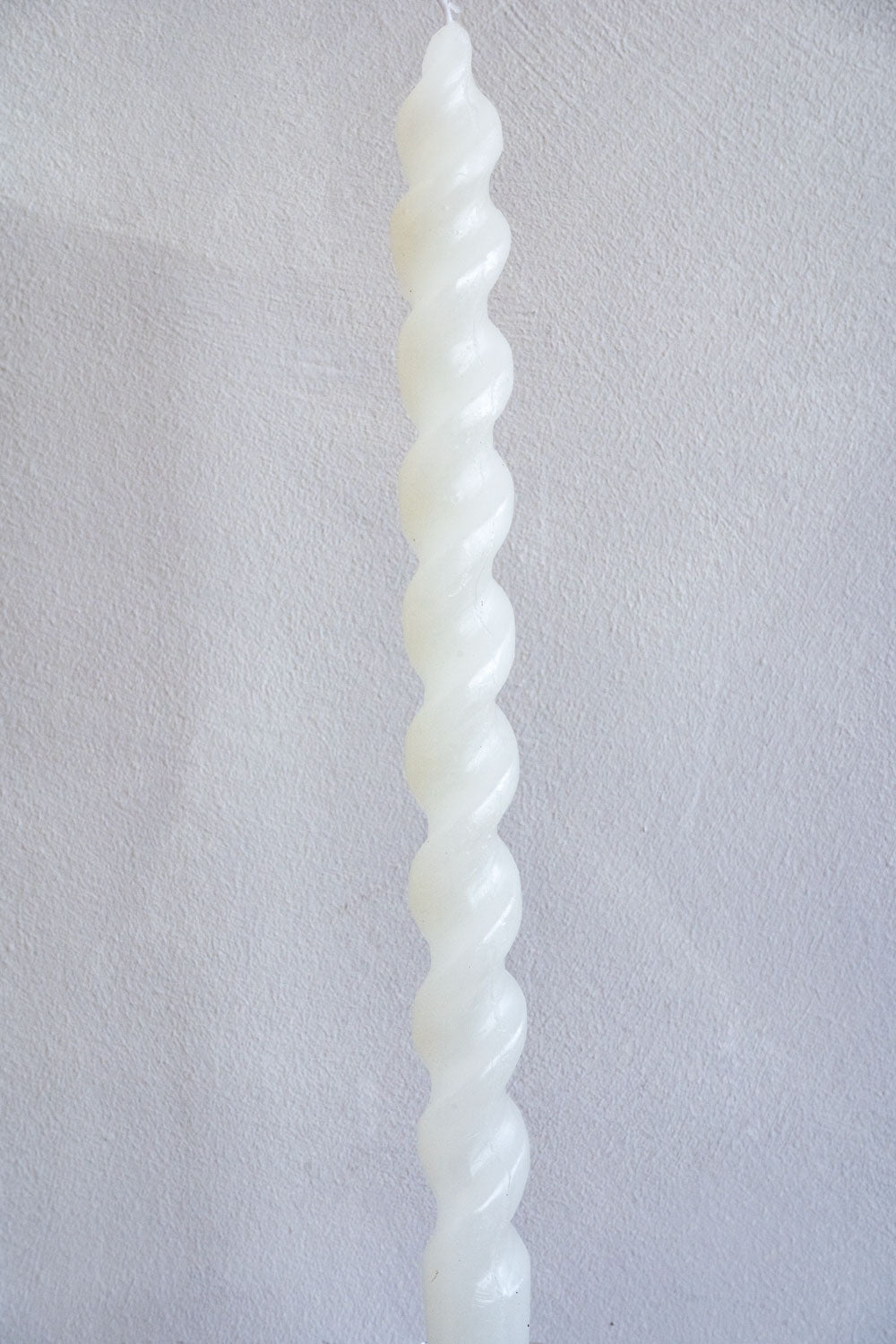 Velas Con Diseño En Espiral Abierta Blancas Cristina Oria