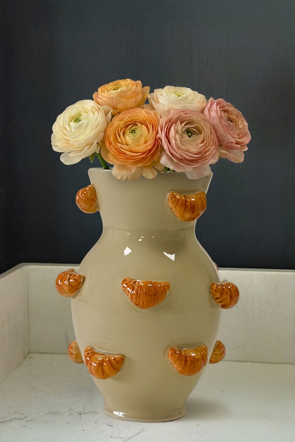 Jarrón Diseño Croissant Cristina Oria 