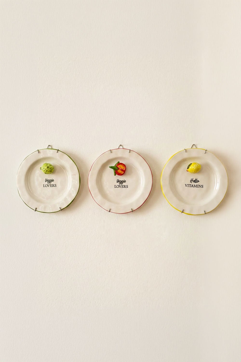 Plato Llano Tomate Porcelana Vajilla Huerto