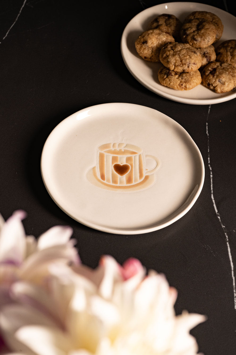 Plato Diseño Taza De Café Cristina Oria