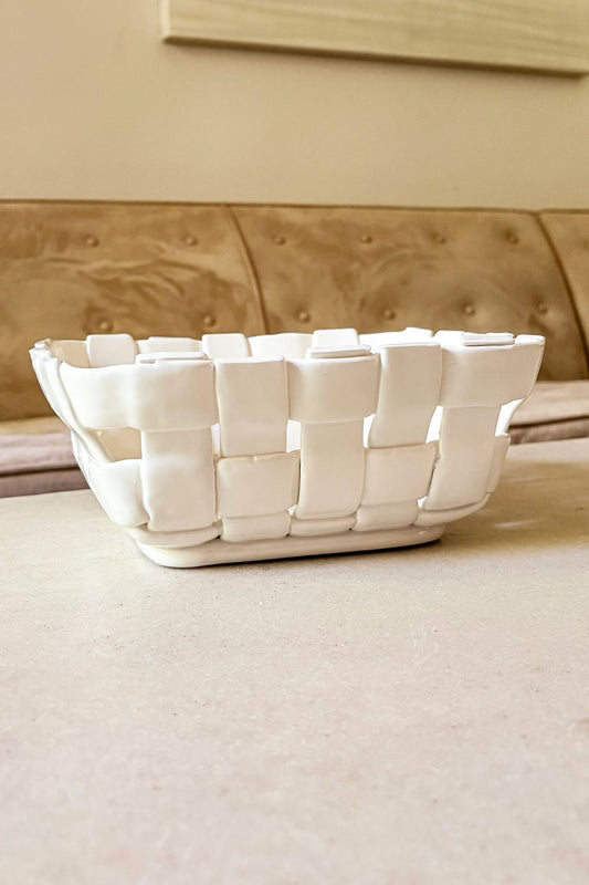 Frutero Diseño Cesta Blanco Cristina Oria